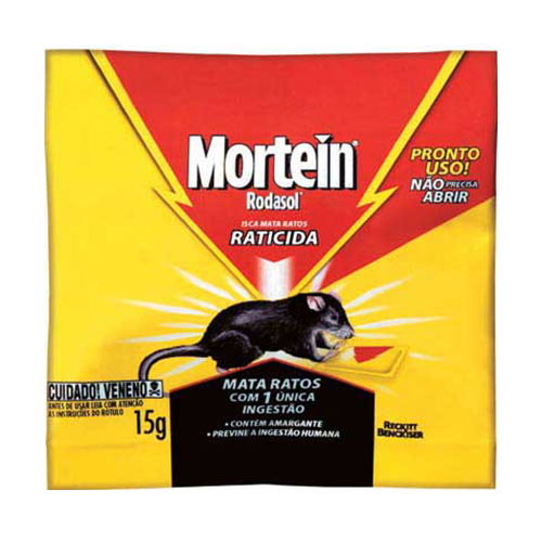 Mortein Rodasol Isca Mata Ratos 15g