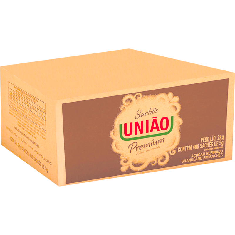 Açúcar União Premium Sachê 400x5g