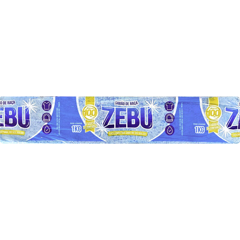 Sabão em Barra Zebu Marmorizado 1kg