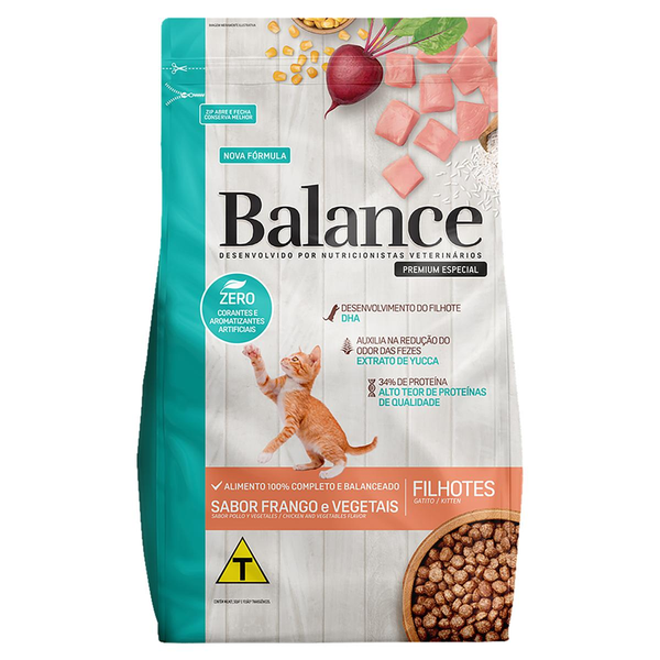 Ração para Gatos Balance 2,7 Kg - Filhotes - Frango