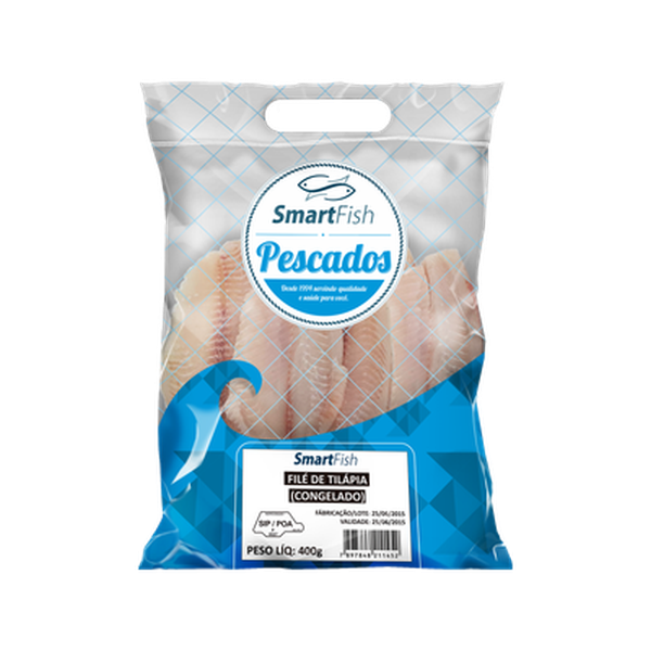 Filé de Tilápia SmartFish 400g - Congelado - IQF