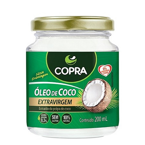 Óleo de Coco Copra Extra Virgem 200ml