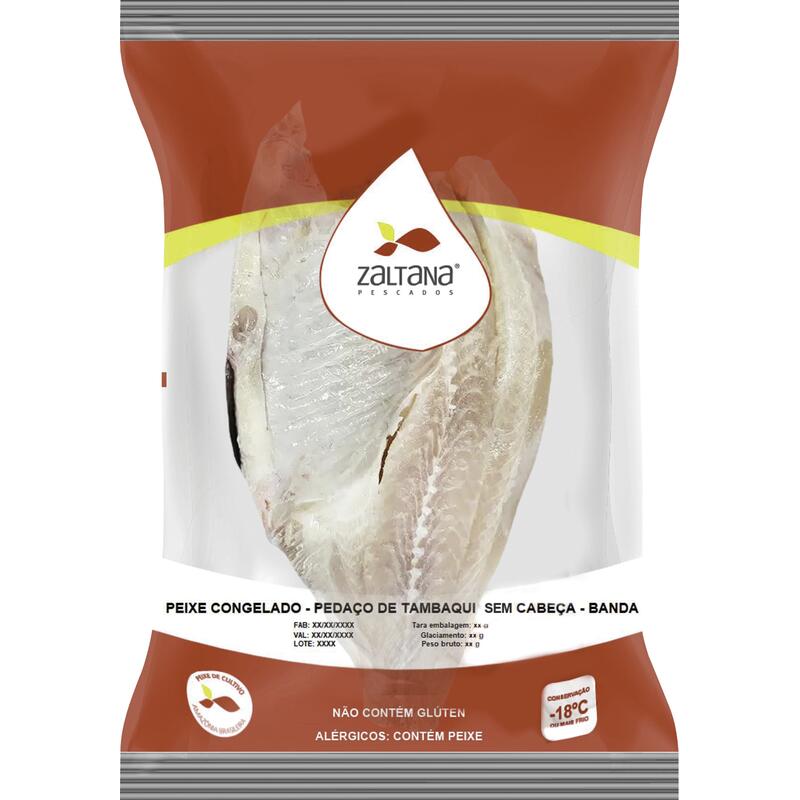 Peixe Tambaqui Zaltana Cong Sem cabeça Preço por quilo no pct