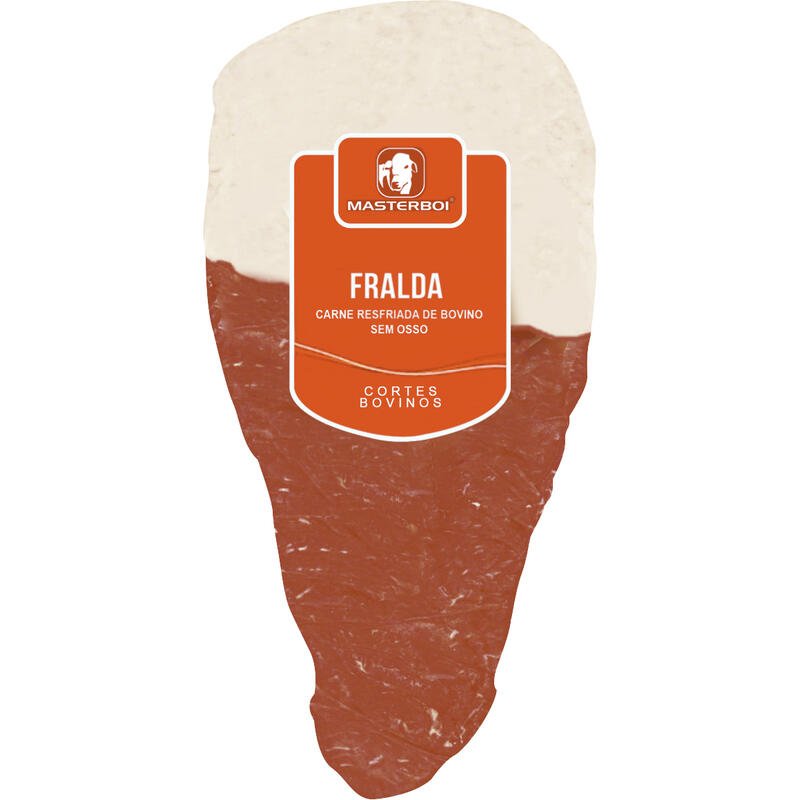 Carne Bovina Fralda Masterboi Resf Preço por quilo na peça