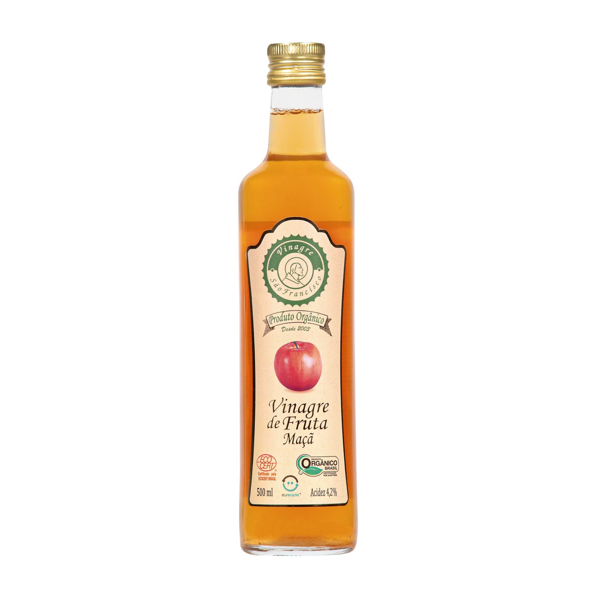 Vinagre de Maçã Orgânico São Francisco 500ml