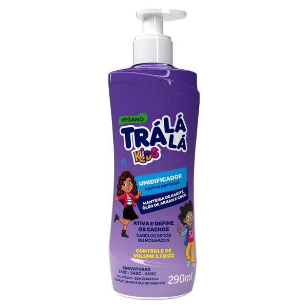 Umidificador de Cachos Tra Lá Lá 290ml - Kids
