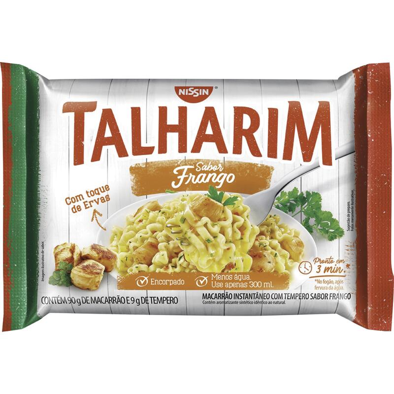 Macarrão Instantâneo Nissin Talharim Frango 99g