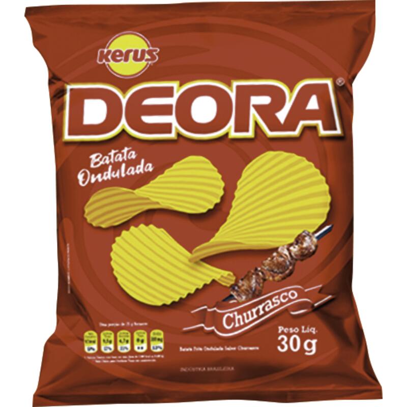 Salgadinho Batata Chips Kerus Churrasco 30g