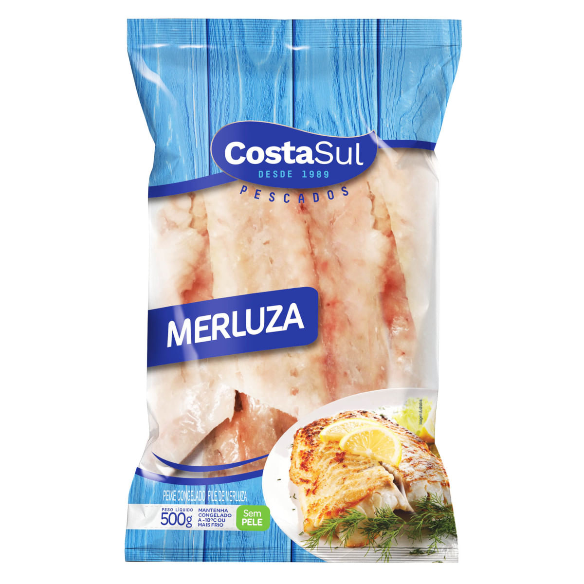 File Merluza COSTA SUL Congelado 500g