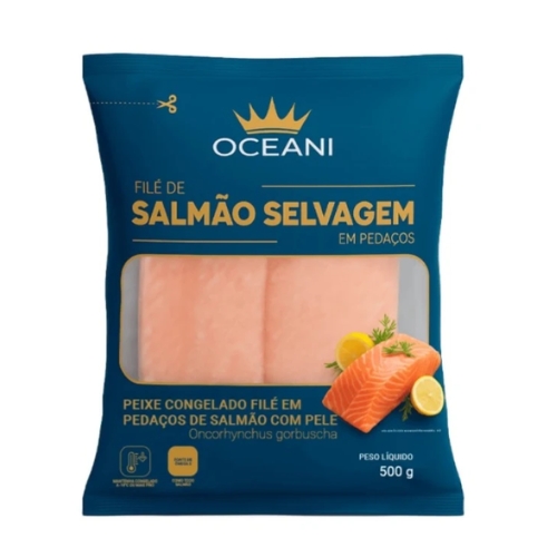 Filé Salmao Selvagem Oceani 500g Congelado