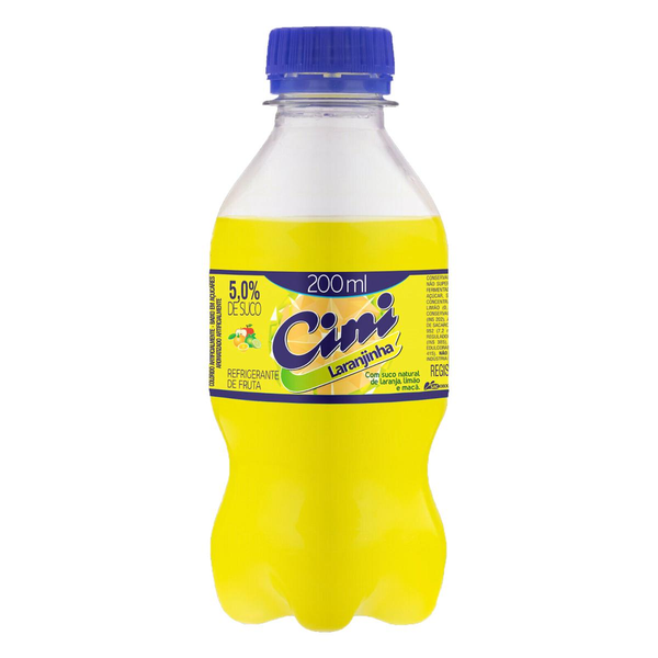 Refrigerante Cini 200ml - Laranjinha - Pet