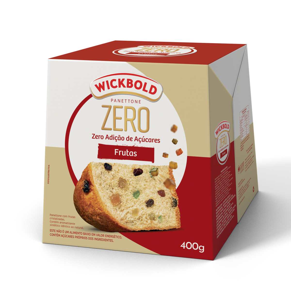 Panettone com Frutas Cristalizadas Wickbold Caixa 400g
