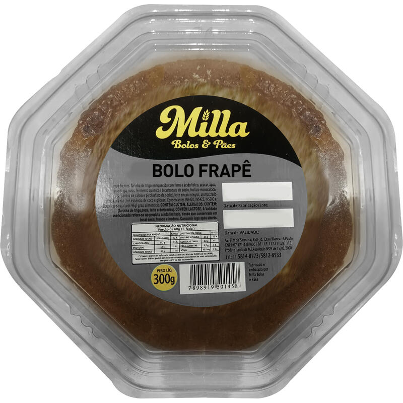 Bolo Milla Frapê 300g
