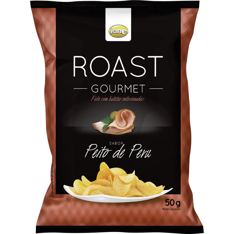 Salgadinho Roast Gourmet Peito de Peru 50g