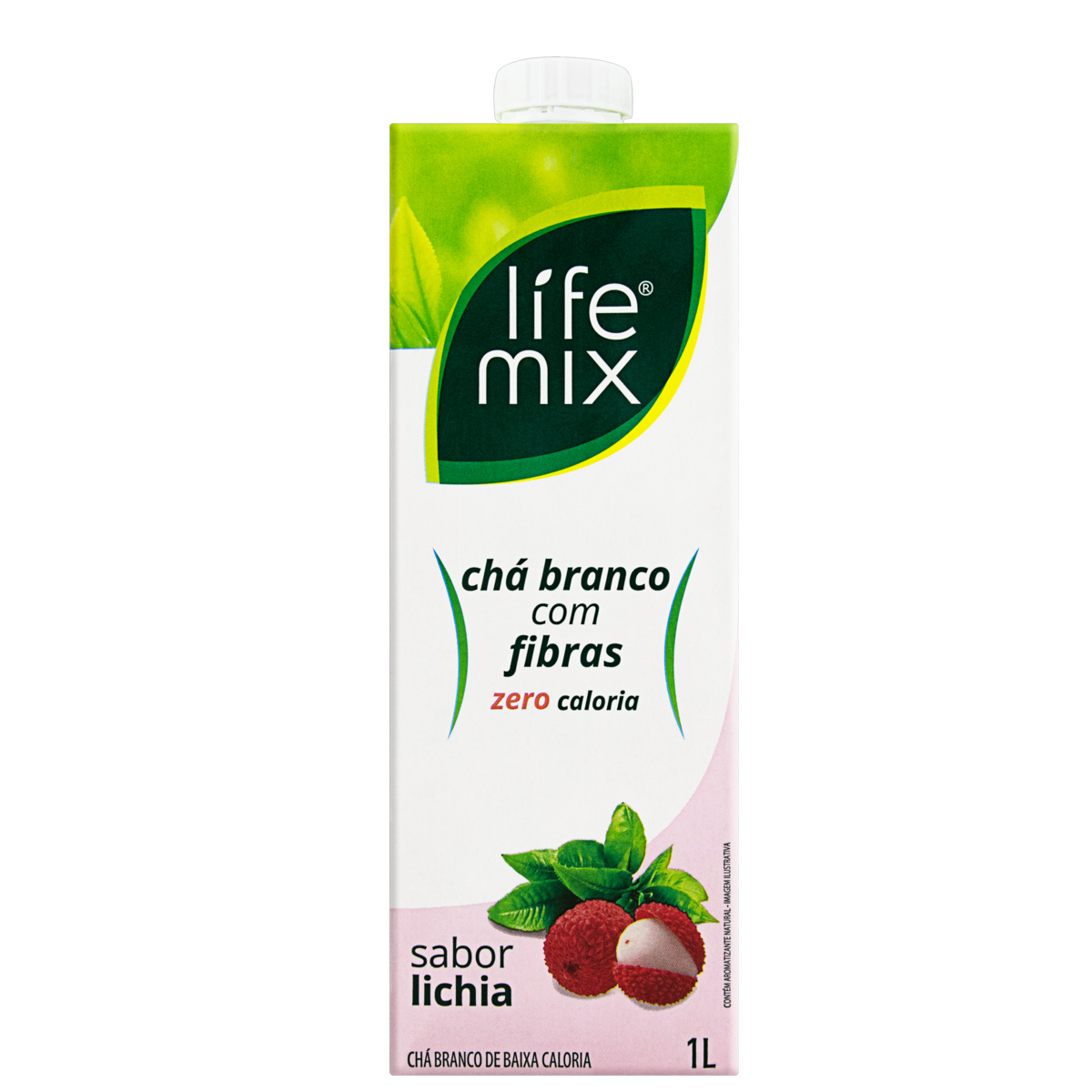 Chá Branco Lichia Life Mix Caixa 1l