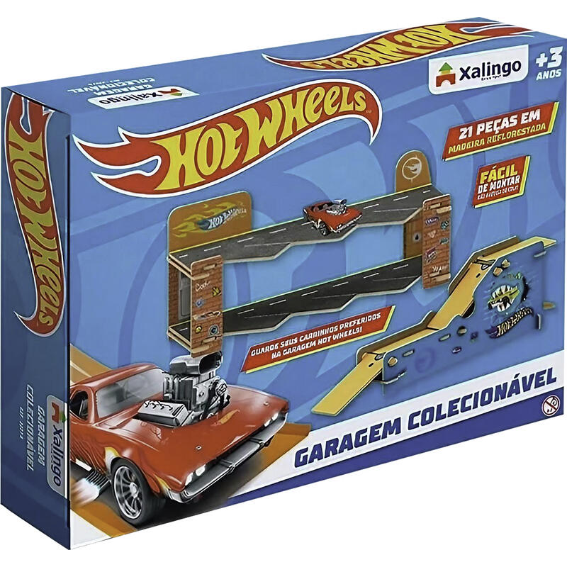 Playset Garagem Xalingo Hot Wheels un