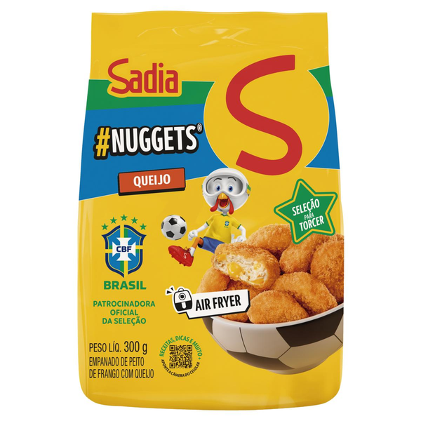 Empanado de Frango Sadia Nuggets com Queijo 300g