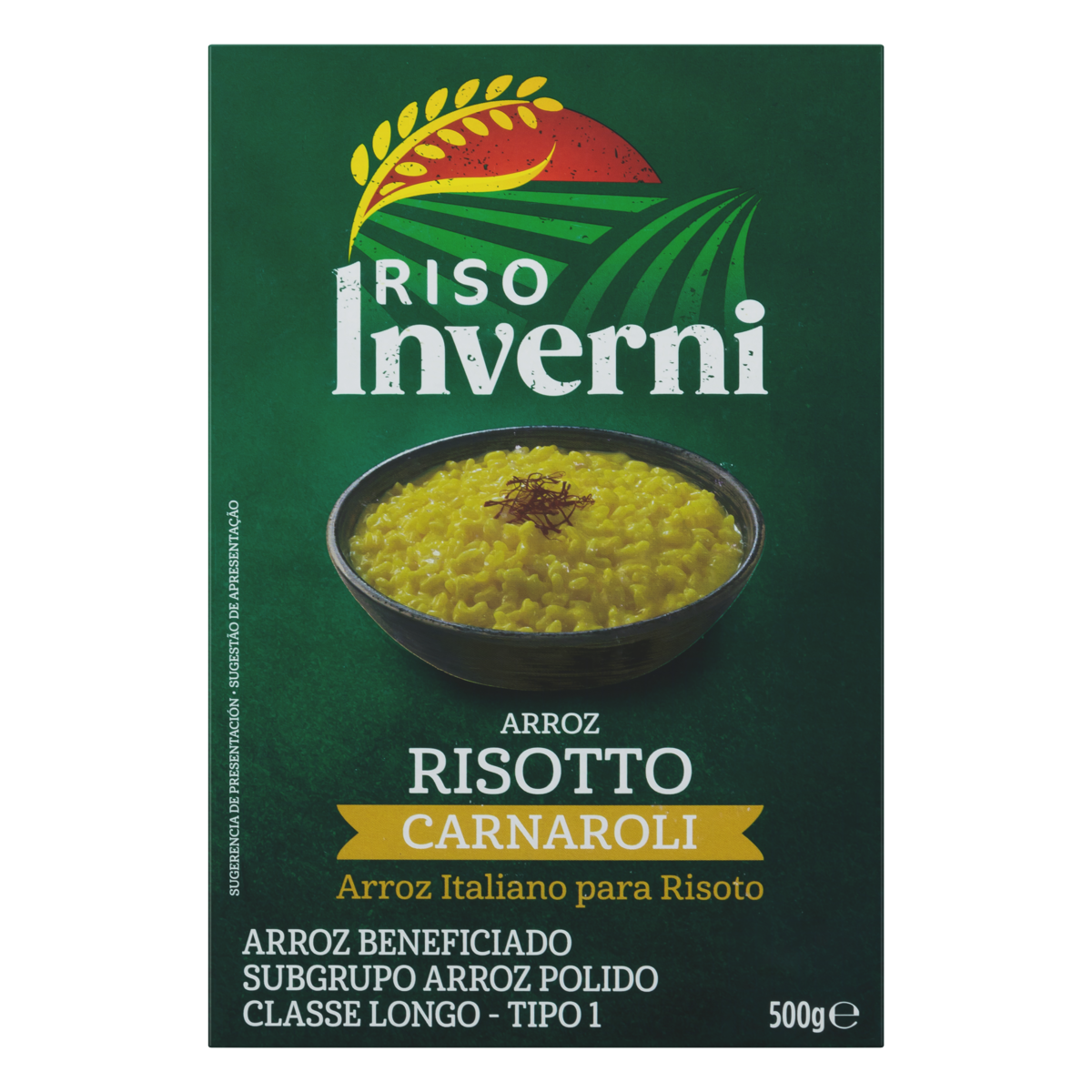 Arroz Carnaroli Tipo 1 Riso Inverni Caixa 500g