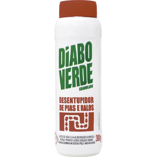 Desentupidor de Pia Diabo Verde 300g