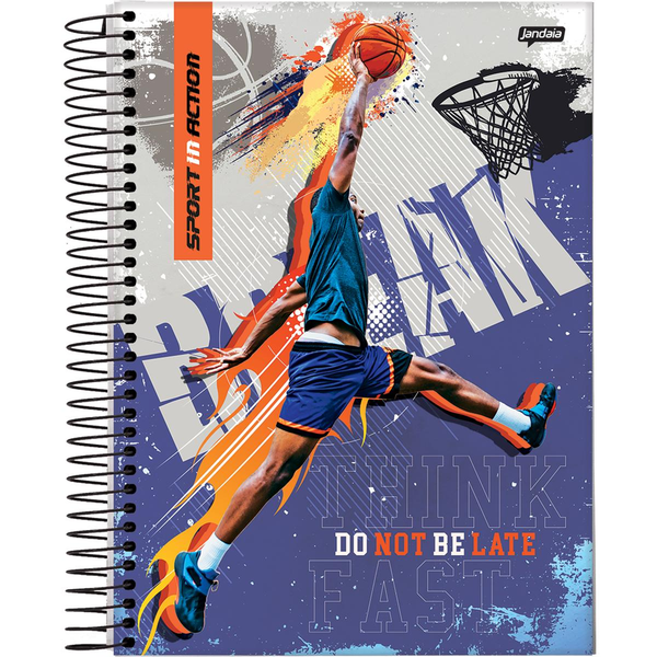 Caderno Universitário Jandaia 15 Matérias - 240 Folhas - Sport
