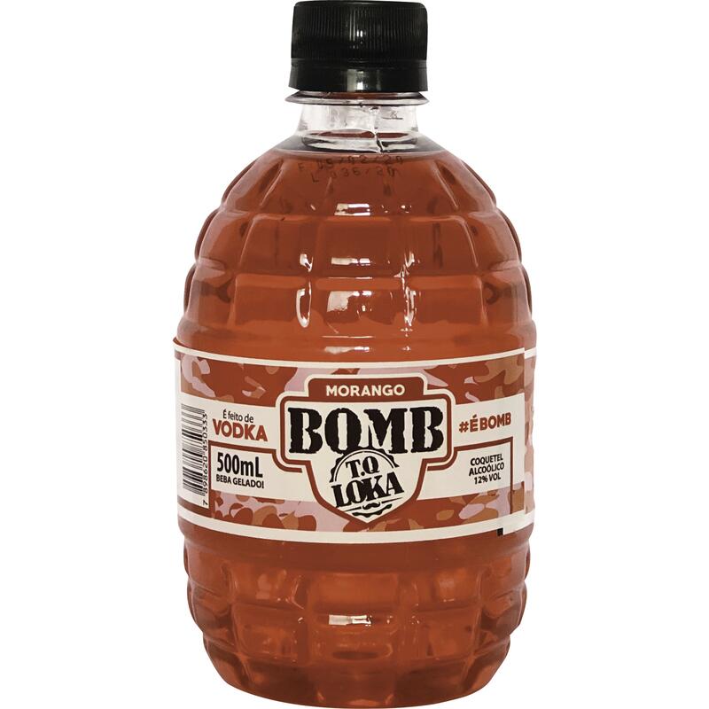 T.Q Loka Bomb Morango 500ml