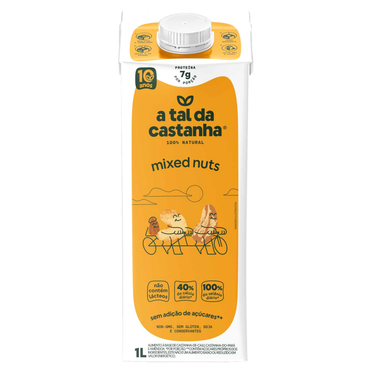 Bebida Vegetal A Tal da Castanha Mixed Nuts 1l