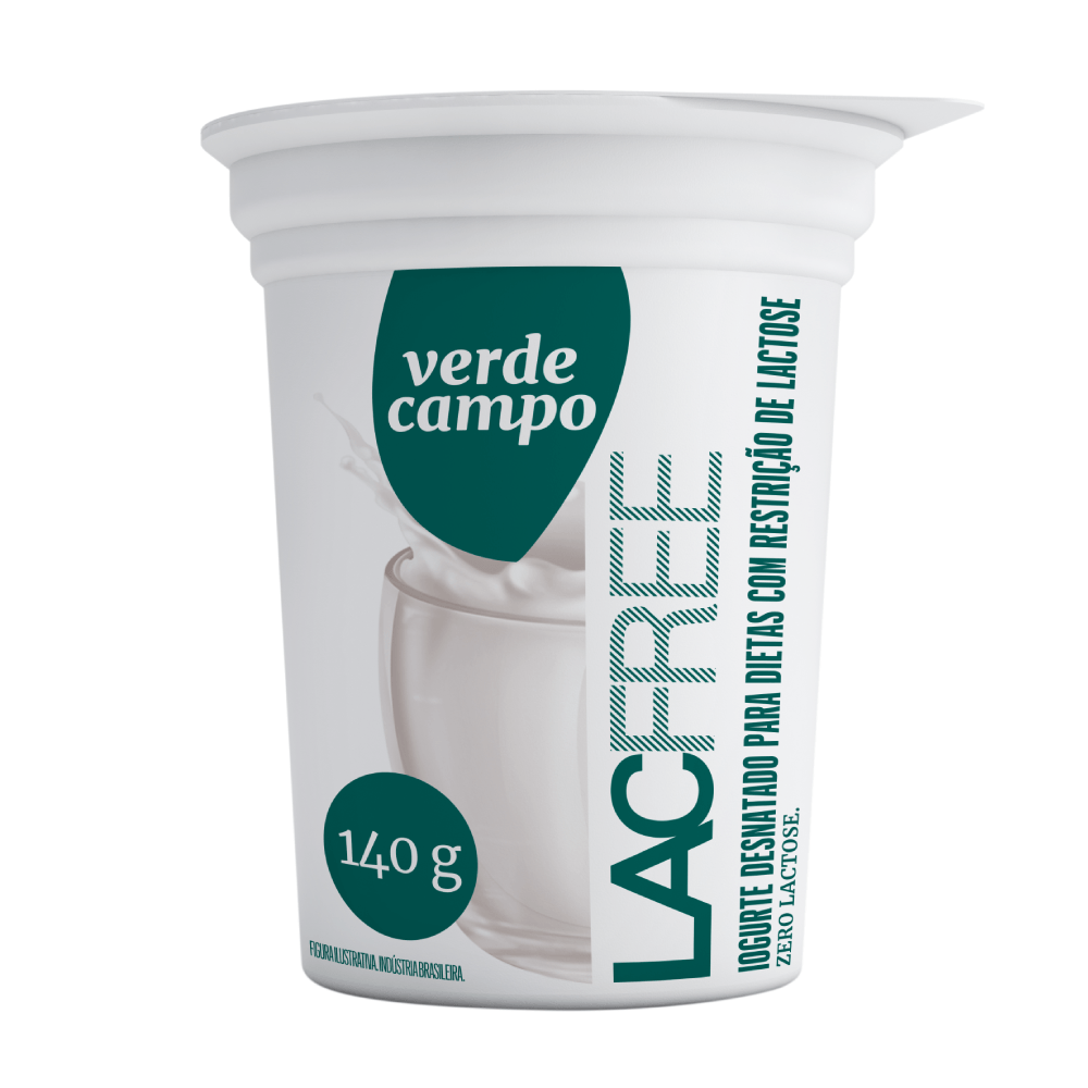 Iogurte Lacfree Verde Campo Natural 140g
