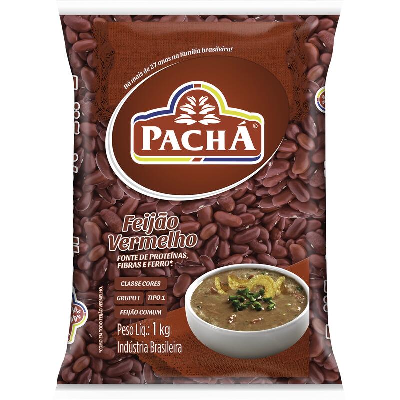Feijão Vermelho Pachá Tipo 1 1kg
