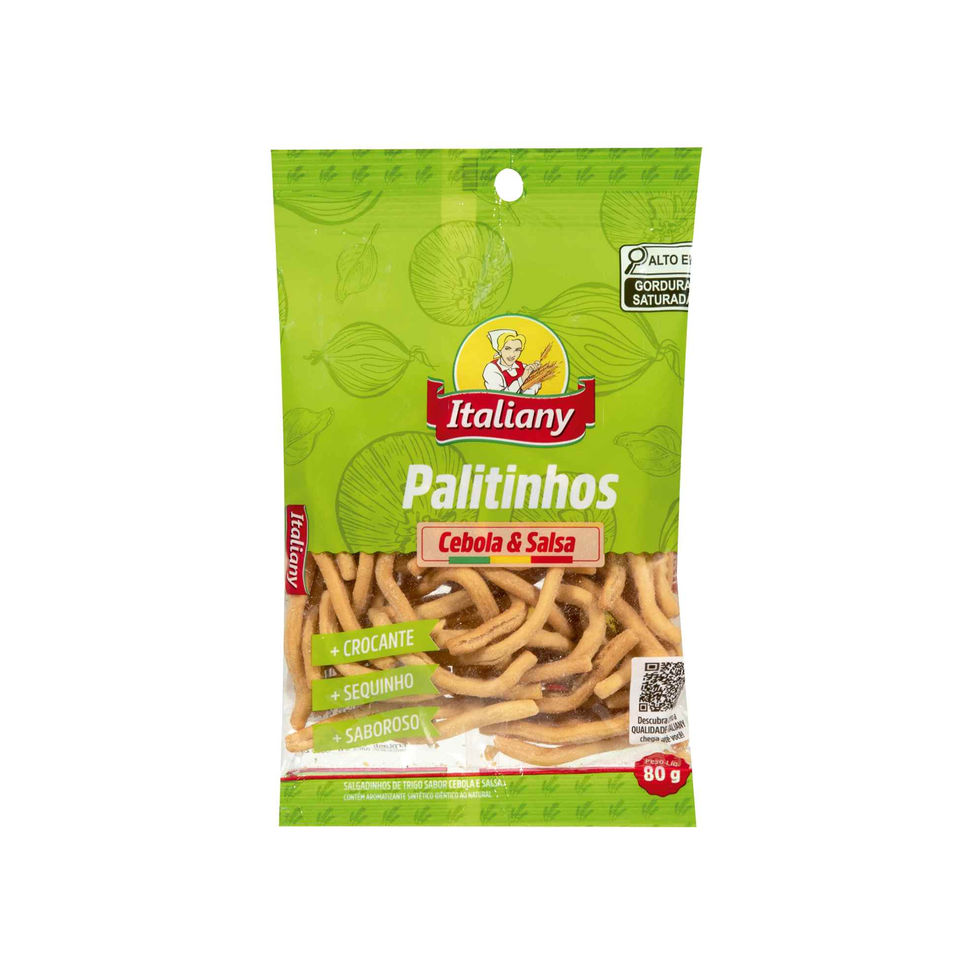 Palitinhos Italiany Cebola e Salsa 80g