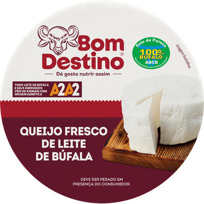 Queijo Minas Frescal Búfala Bom Destino Preço por quilo na peça