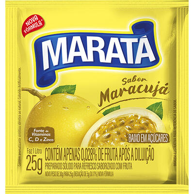 Refresco em Pó Maratá Maracujá 25g