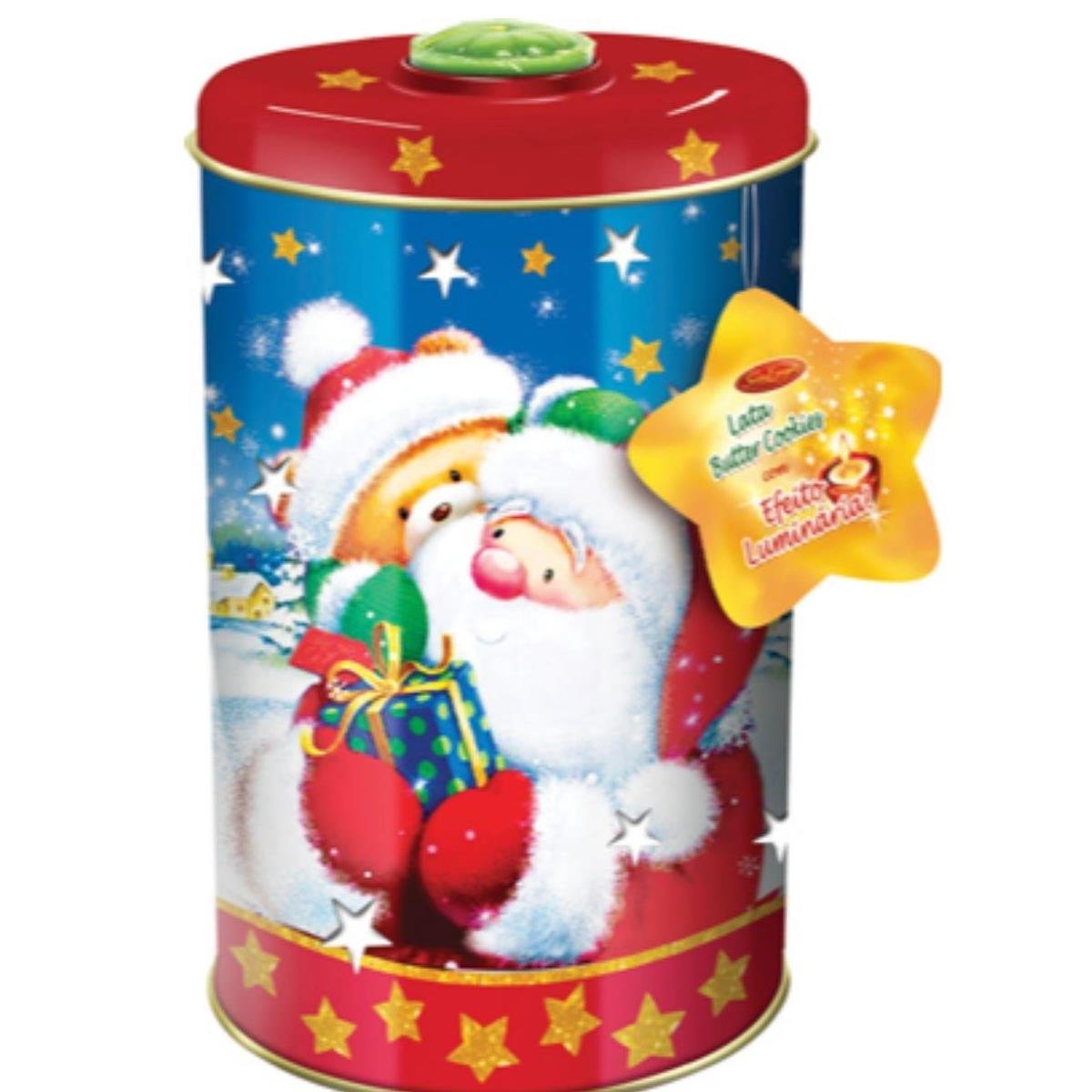 Biscoitos Amanteigados Latas Decorativas Sortidas Luminária Santa Edwiges 150g
