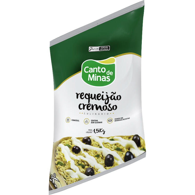 Requeijão Cremoso Canto de Minas 1,5kg