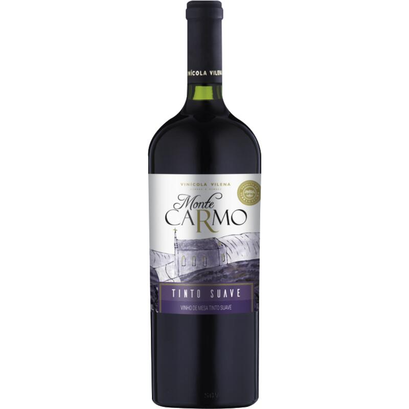 Vinho Monte Carmo Tinto Suave 1L