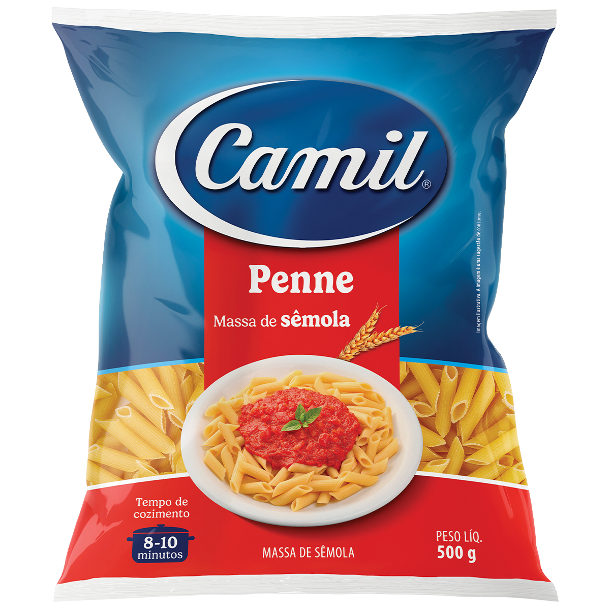Massa Penne de Sêmola Camil 500g