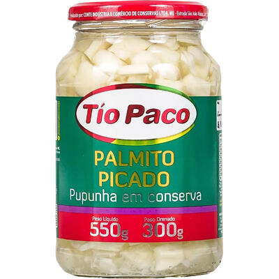 Palmito Pupunha Tio Paco Picado 300g