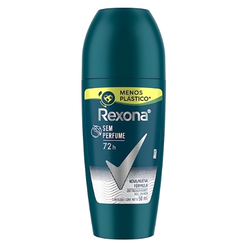 Antitranspirante Roll-On Rexona Men sem Perfume 50ml