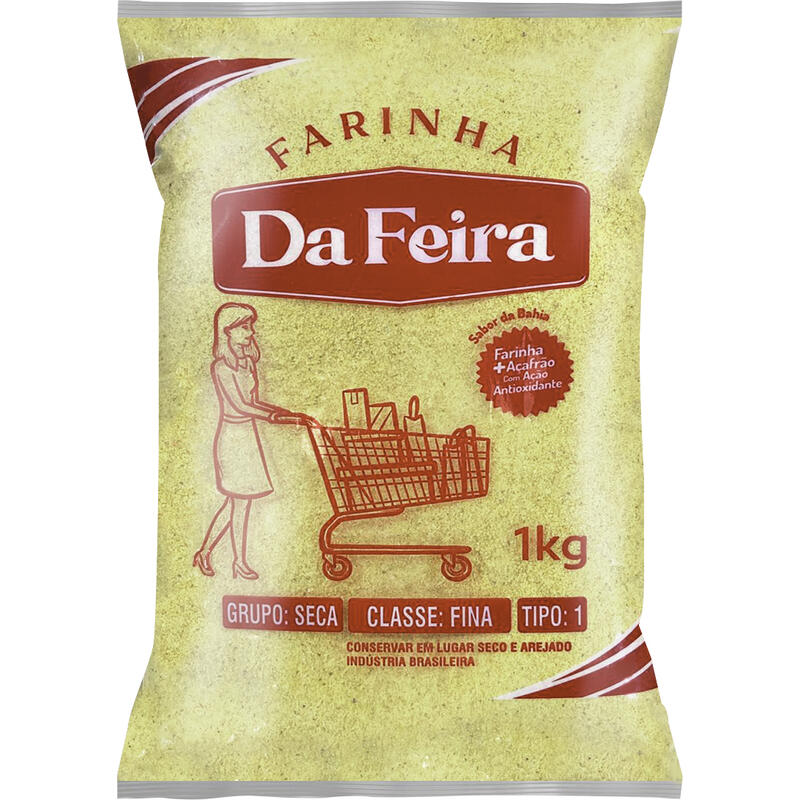 Farinha de Mandioca Da Feira Açafrão 1kg