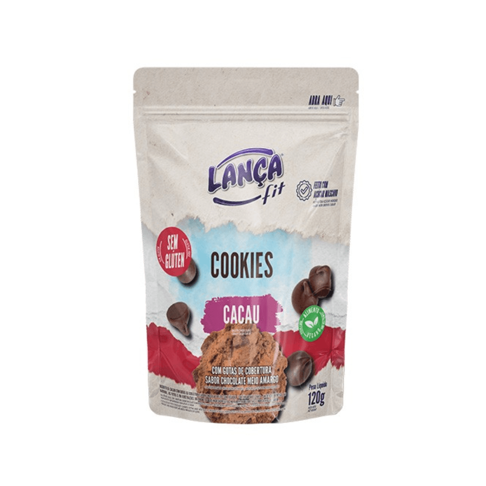Cookie Lança Cacau Sem Glúten 120g