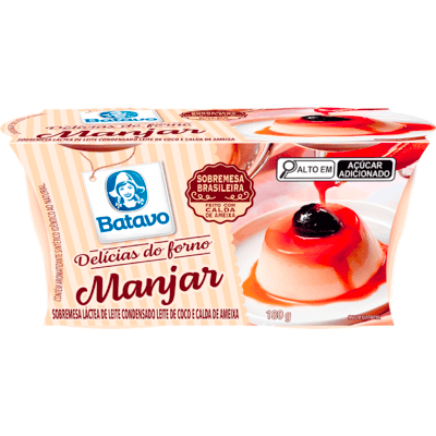 Sobremesa Láctea Batavo Manjar de Coco 180g