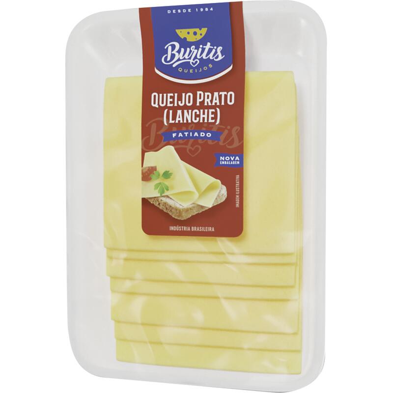Queijo Prato Buritis Fatiado Preço por quilo na bandeja