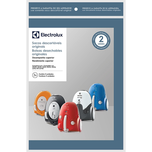 Saco para Aspirador Electrolux Neo, Listo e Petlover