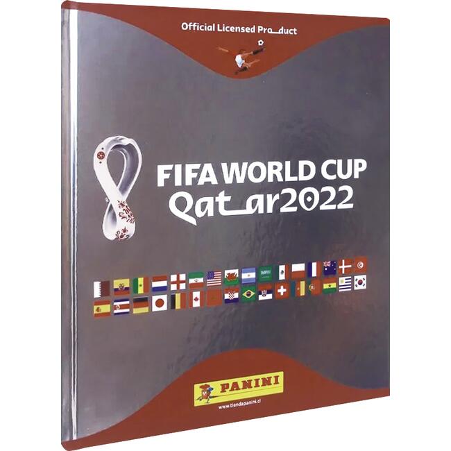 Álbum World Cup 2022 Capa Dura Prata un