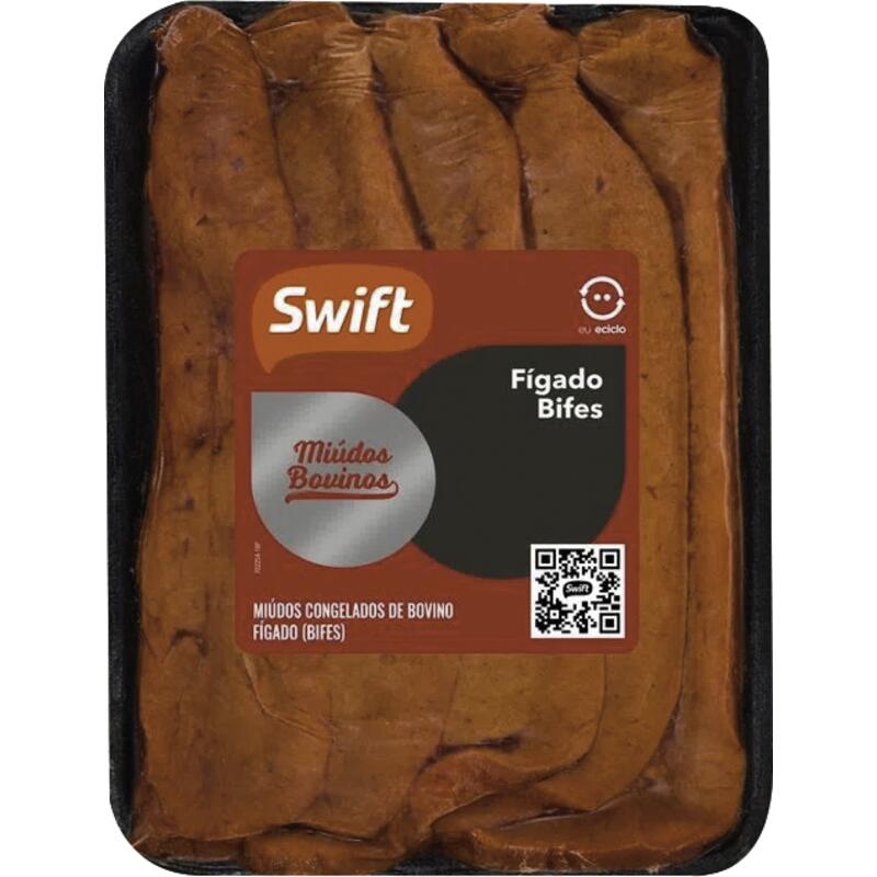 Bife de Fígado Swift Congelado Preço por quilo no bandeja