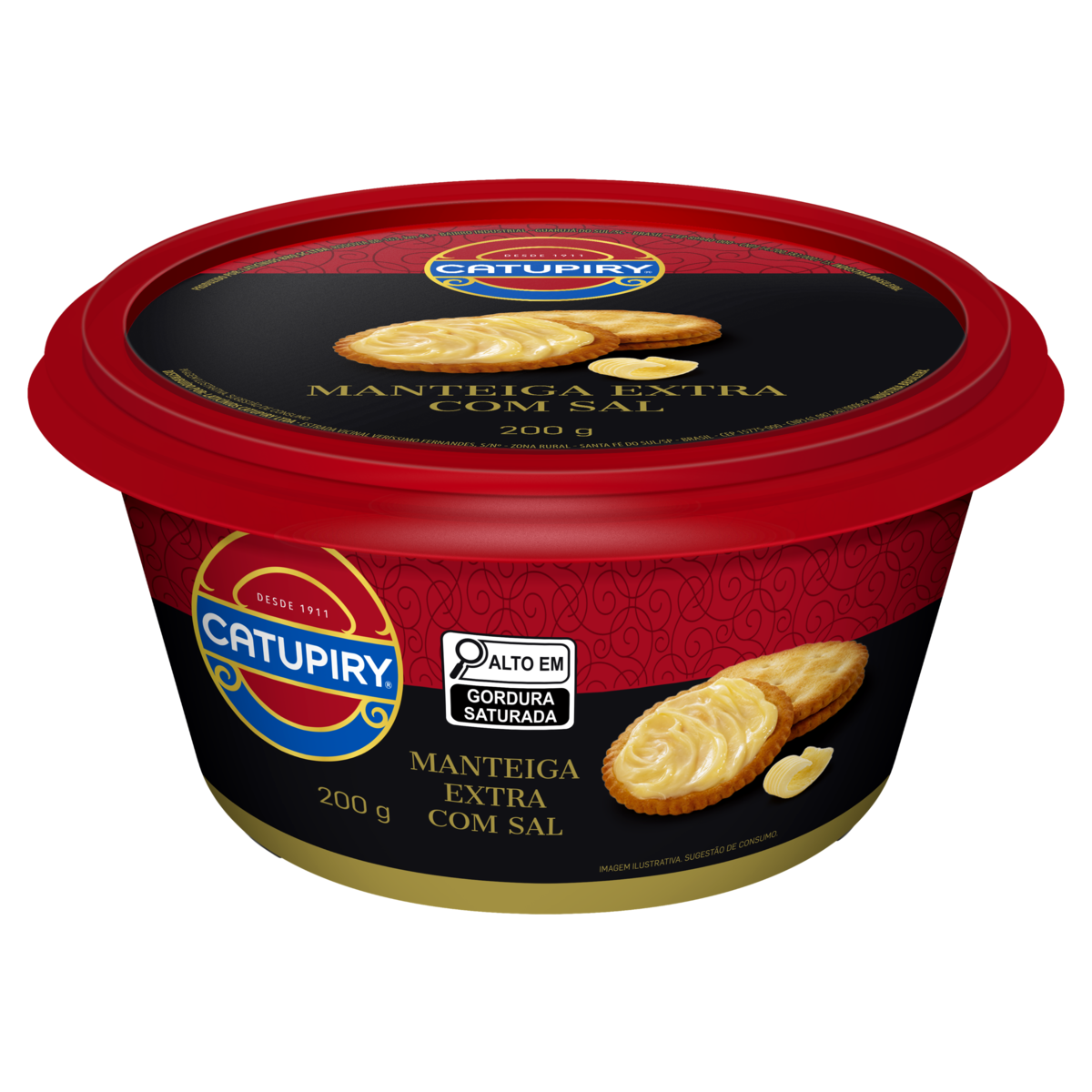 Manteiga Extra com Sal Catupiry Pote 200g