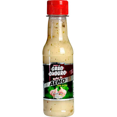 Molho de Alho Grão D'Ouro Com Ervas 140ml