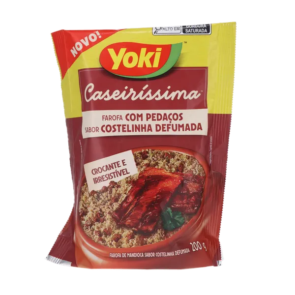 Farofa de Mandioca Yoki 200g - Costelinha Defumada