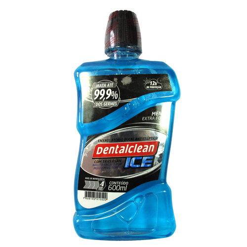Antisséptico Bucal Dentalclean Extreme Ice 600ml