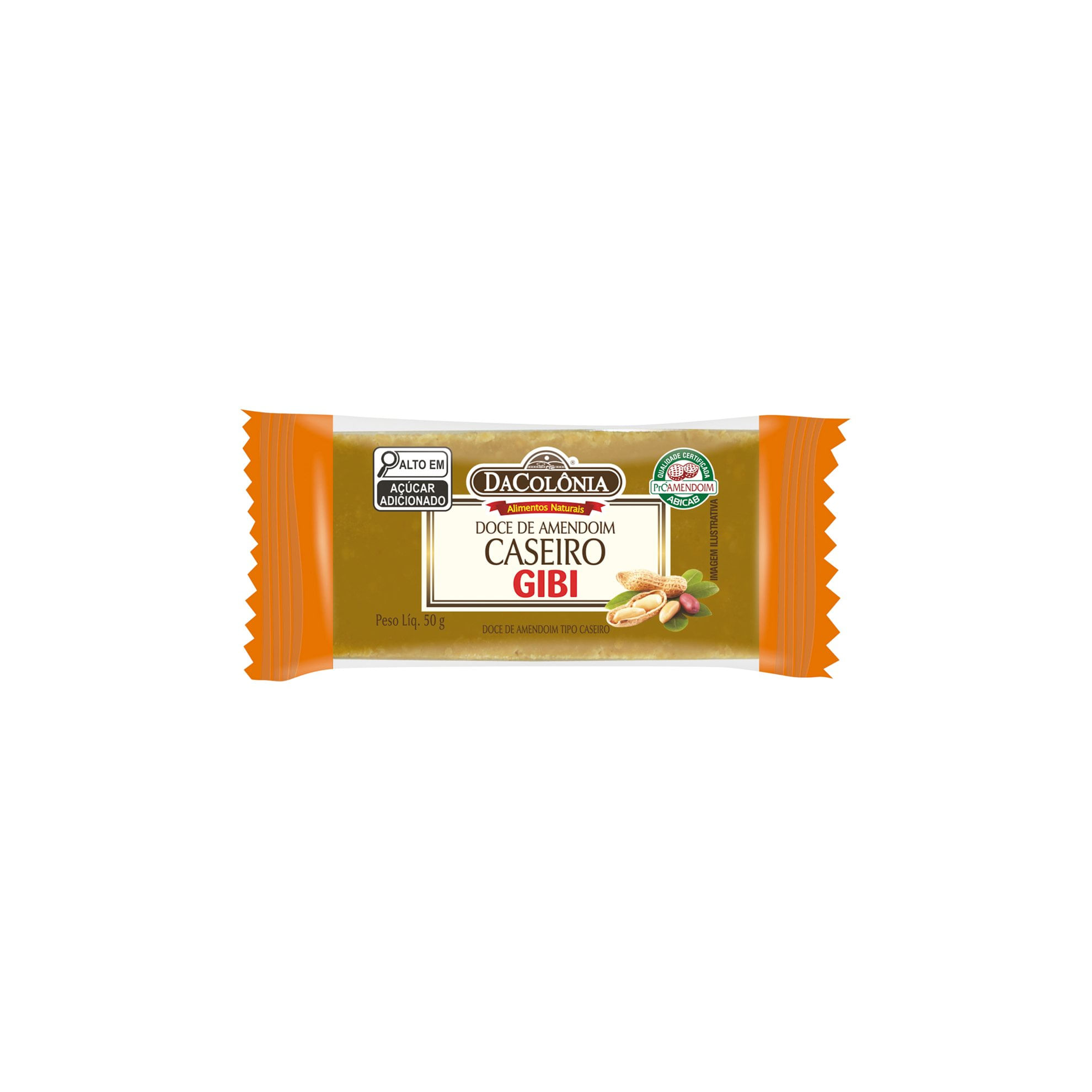 Doce de Amendoim Caseiro Gibi DaColônia 50g