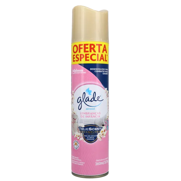 Purificador de Ar Aerossol Glade 360ml - Lembranças de Infância - Oferta Especial